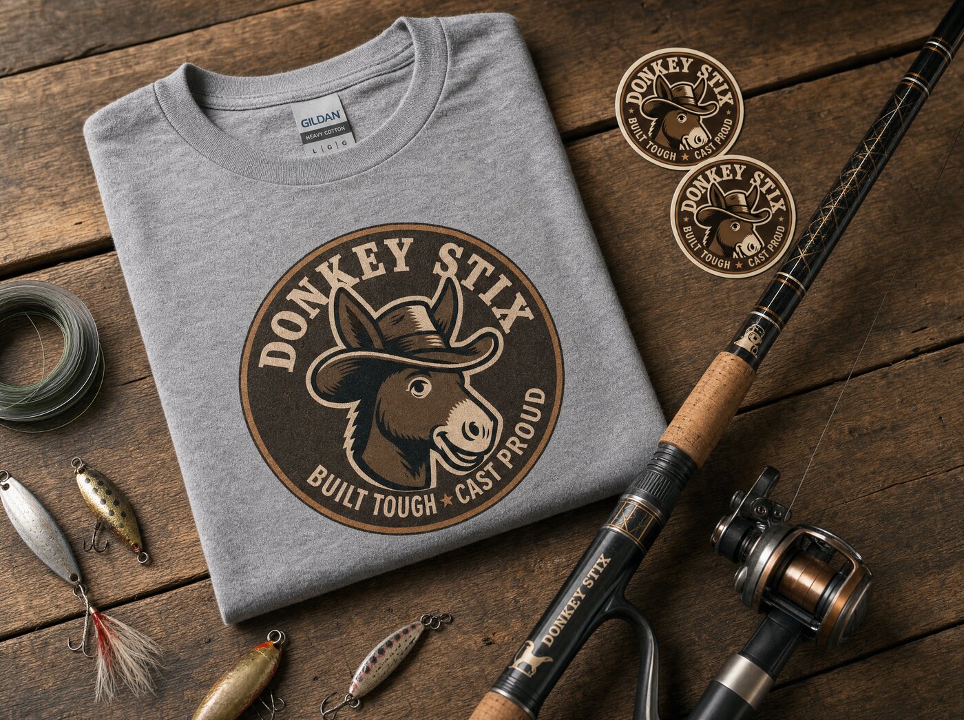 Merch flat-lay